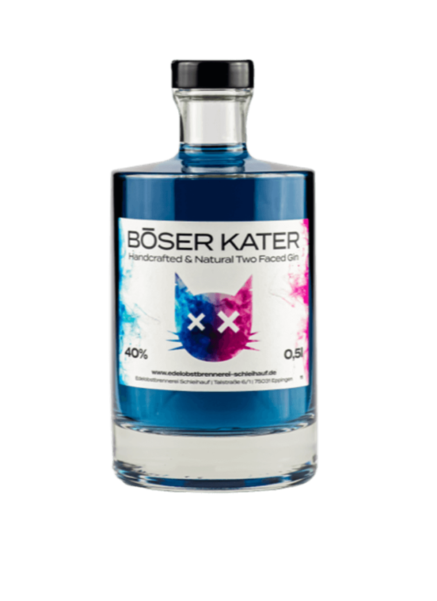 Böser Kater Two Faced Gin mit Farbwechsel