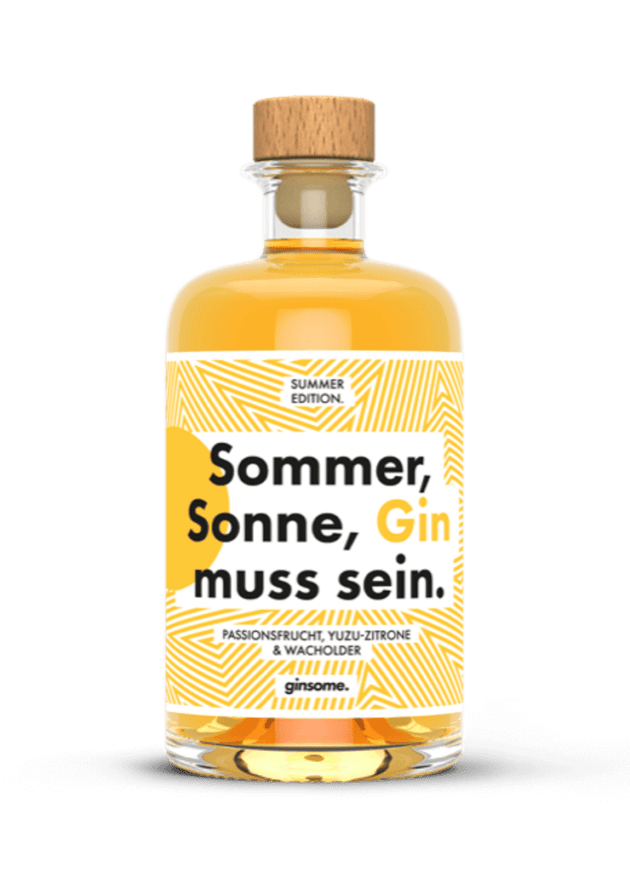 Sommer Gin (Passionsfrucht, Yuzu-Zitrone)