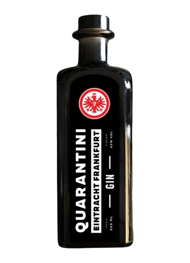 Quarantini Eintracht Frankfurt Gin mit echtem Stadionrasen