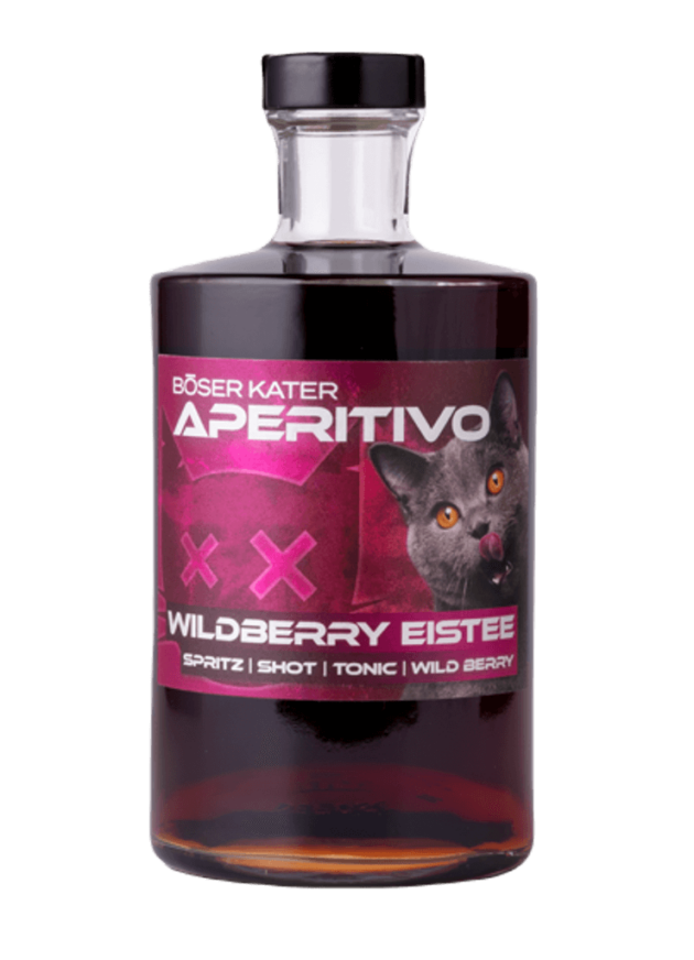 Böser Kater Wildberry Eistee Aperitivo, Gin