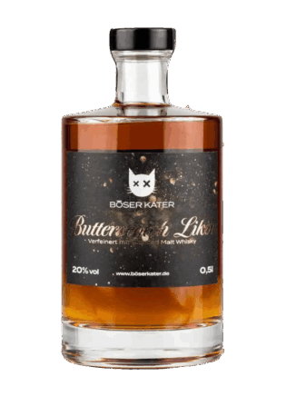 Böser Kater Butterscotch Likör mit Whisky 0,5l 20% Vol.
